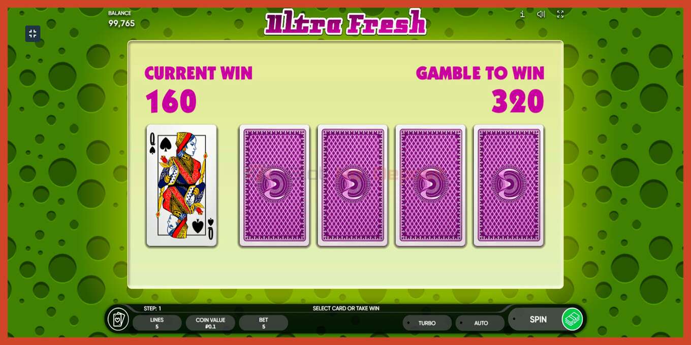 Slot screenshot: Ultra Fresh no deposit, number - 4