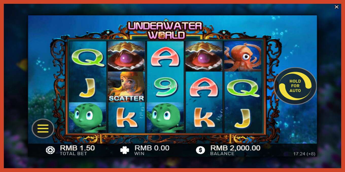 Slot screenshot: Underwater World no deposit, number - 2