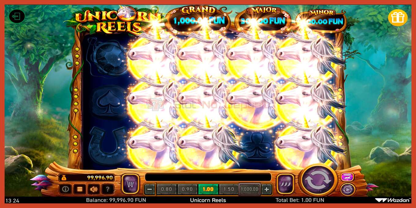 Slot screenshot: Unicorn Reels nincs letét, szám - 3