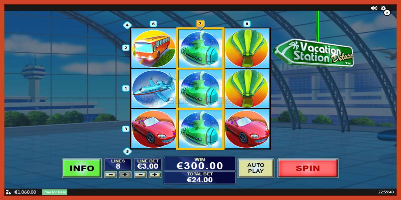 Slot screenshot: Vacation Station Deluxe no deposit, number - 2