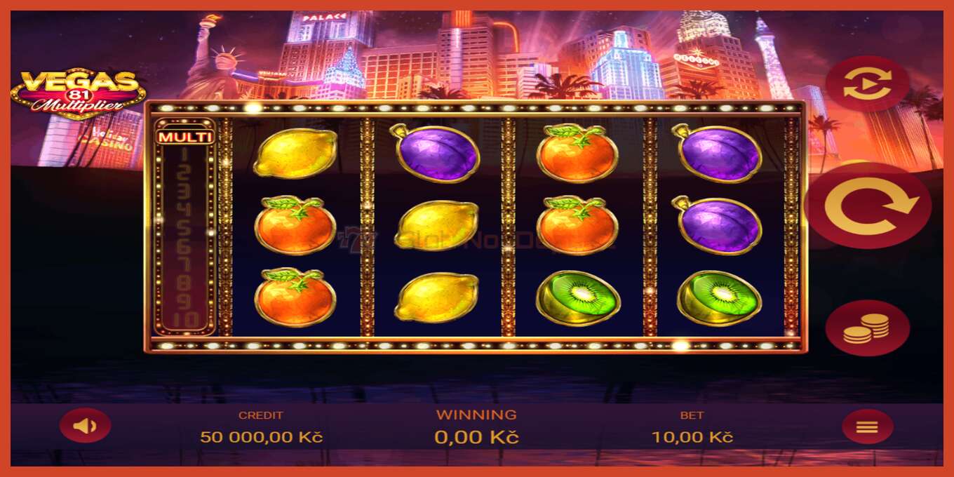 Slot skrinshoti: Vegas 81 Multiplier depozit yoq, raqam - 1