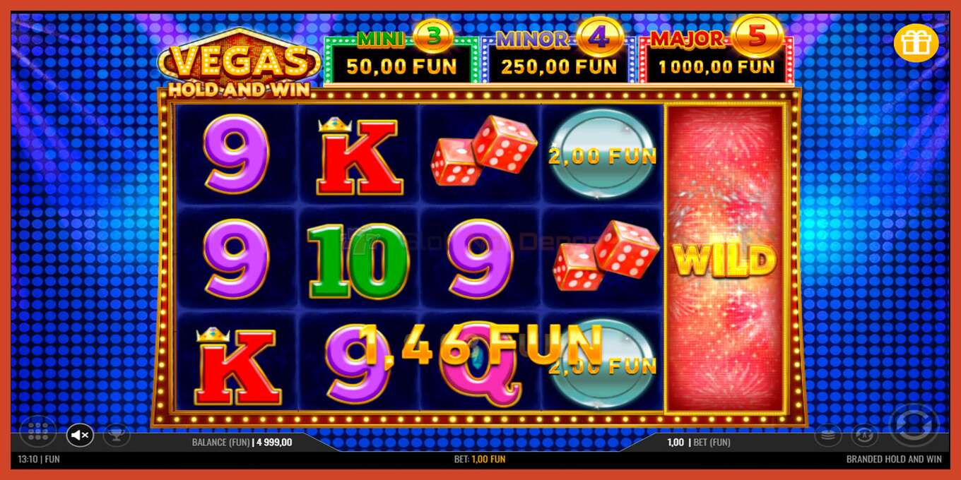 ภาพหน้าจอของสล็อต: Vegas Hold and Win ไม่มีเงินฝาก, ตัวเลข - 2