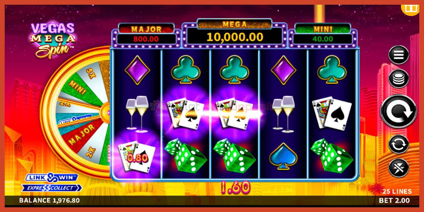 Slot screenshot: Vegas Mega Spin bez depozita, broj - 5