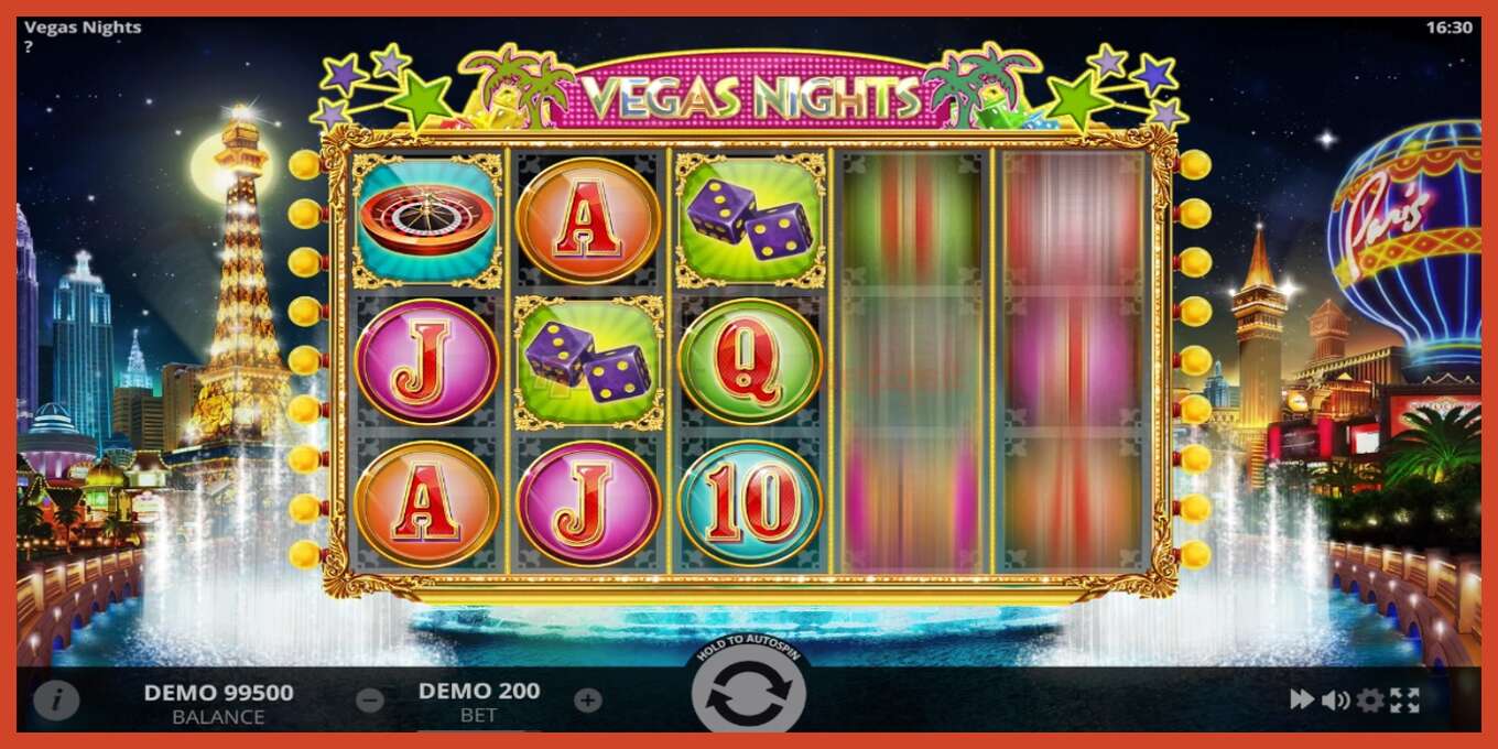 Slot screenshot: Vegas Nights no deposit, number - 2