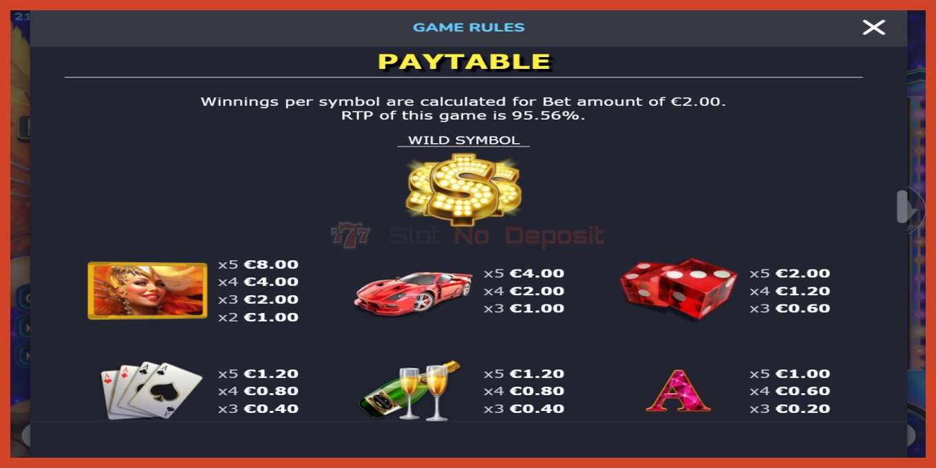 Slot screenshot: Vegas Royale no deposit, number - 5