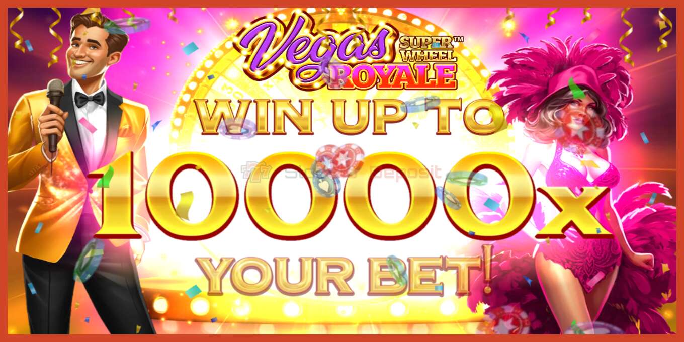 Slot screenshot: Vegas Royale Super Wheel no deposit, number - 1