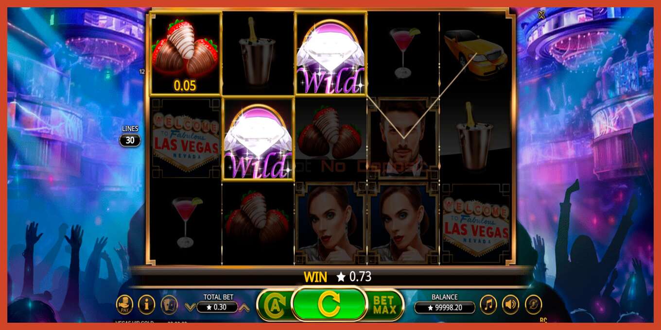 Slot screenshot: Vegas VIP Gold no deposit, number - 4