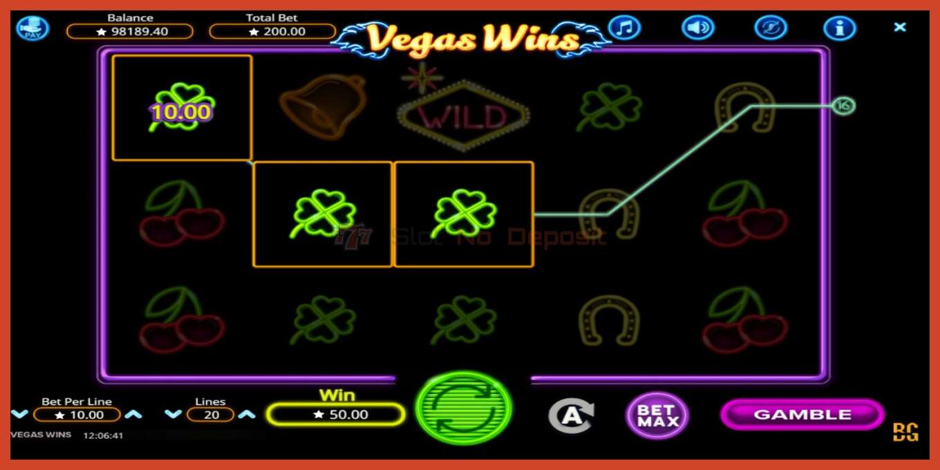 Slot screenshot: Vegas Wins no deposit, number - 4