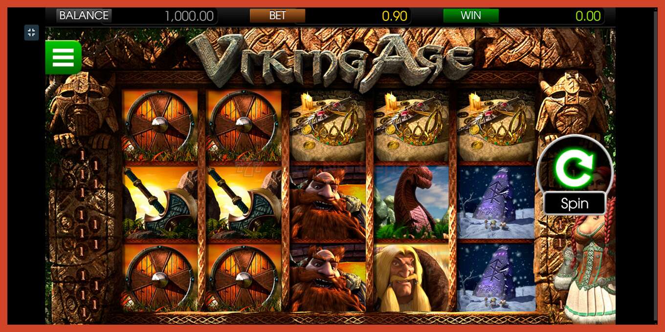 Slot screenshot: Viking Age no deposit, number - 1