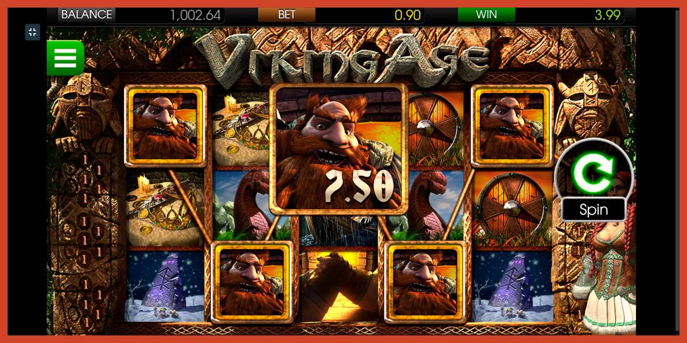 Slot screenshot: Viking Age no deposit, number - 5