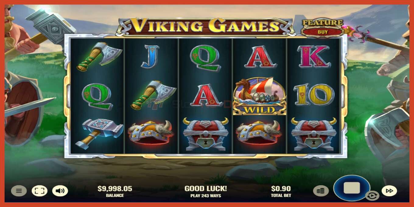 Slot screenshot: Viking Games bez depozita, broj - 2