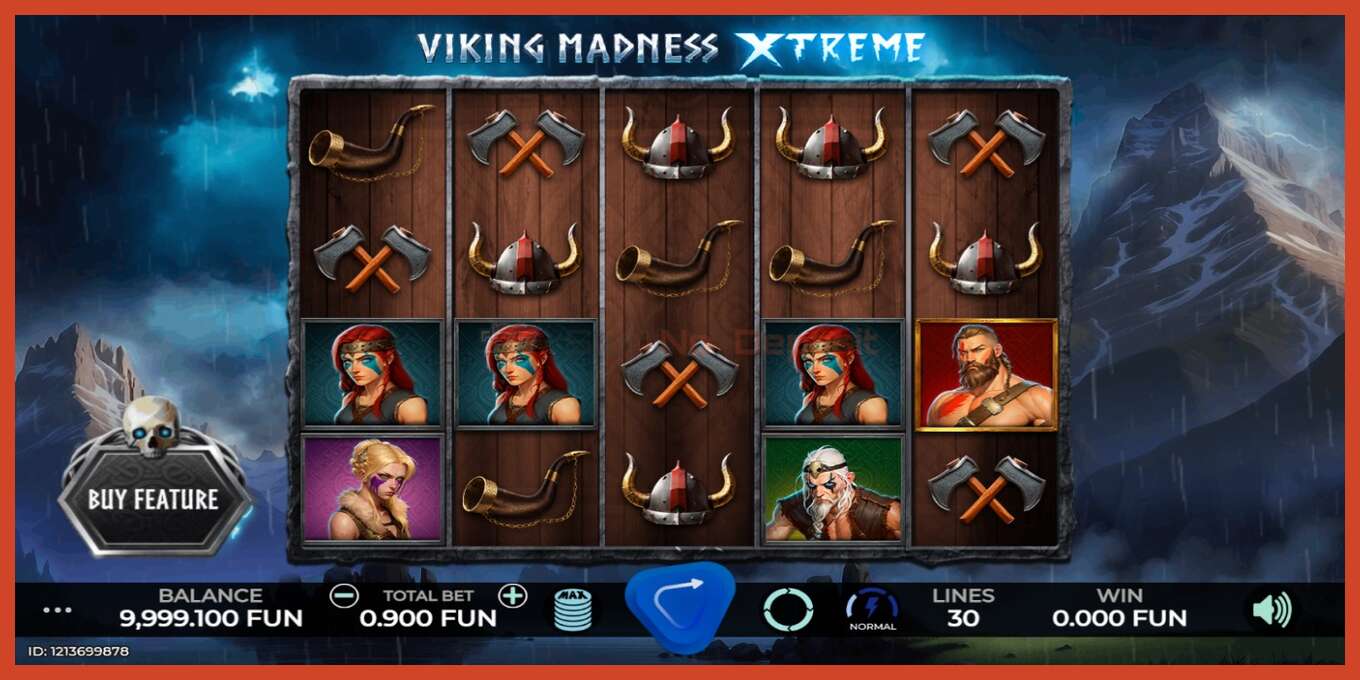 فتحة لقطة الشاشة: Viking Madness Xtreme لا إيداع, رقم - 1