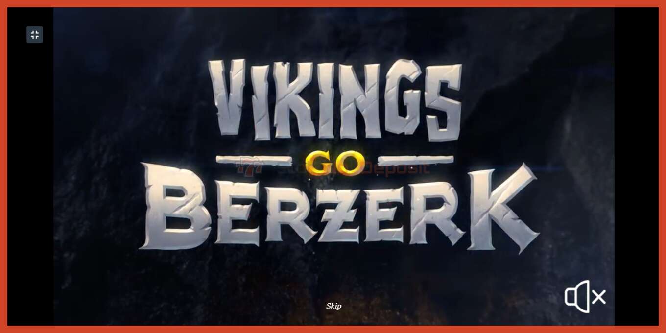 Slot screenshot: Vikings go Berzerk no deposit, number - 1