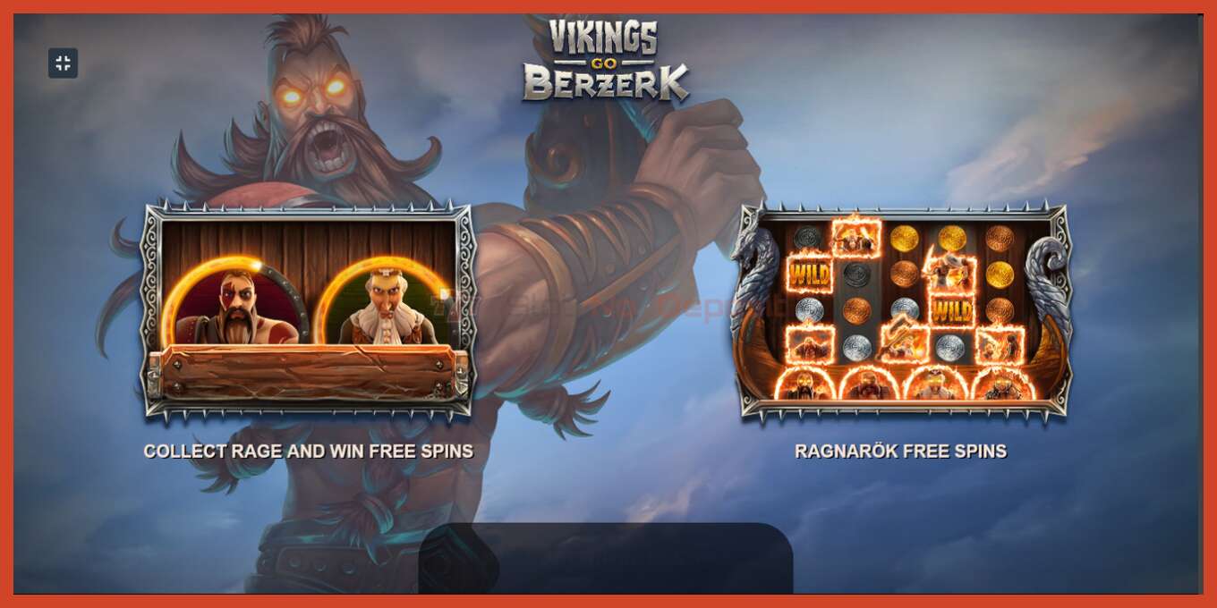 Slot screenshot: Vikings go Berzerk no deposit, number - 2