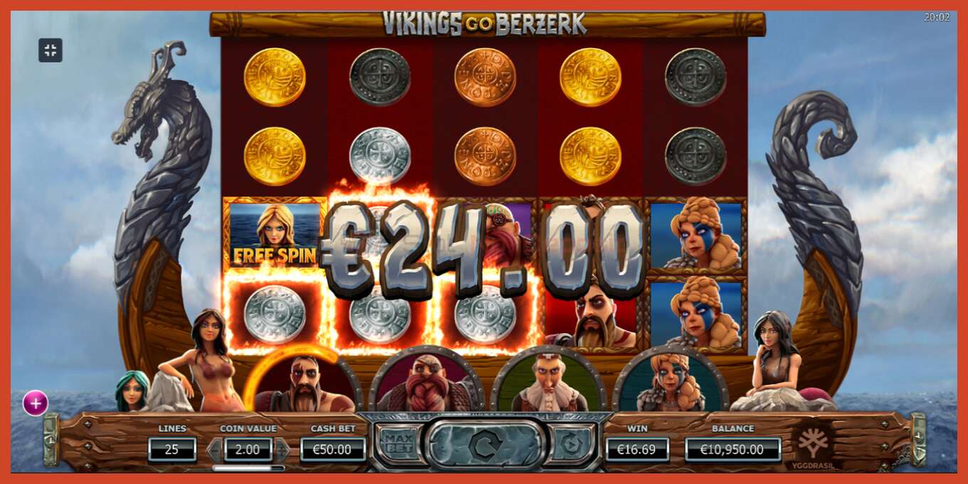 Slot screenshot: Vikings go Berzerk no deposit, number - 3