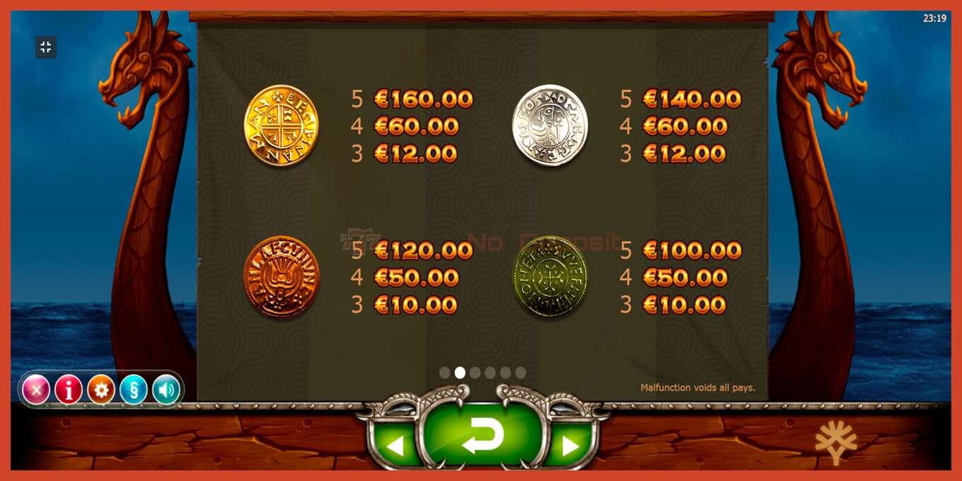 Slot screenshot: Vikings Go Wild no deposit, number - 3