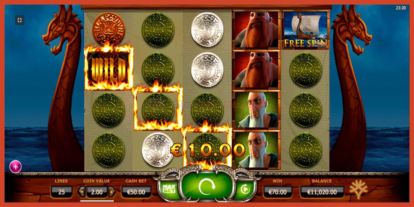 Slot screenshot: Vikings Go Wild no deposit, number - 6