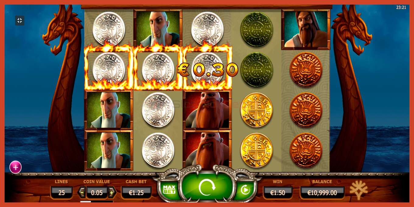 Slot screenshot: Vikings Go Wild no deposit, number - 7