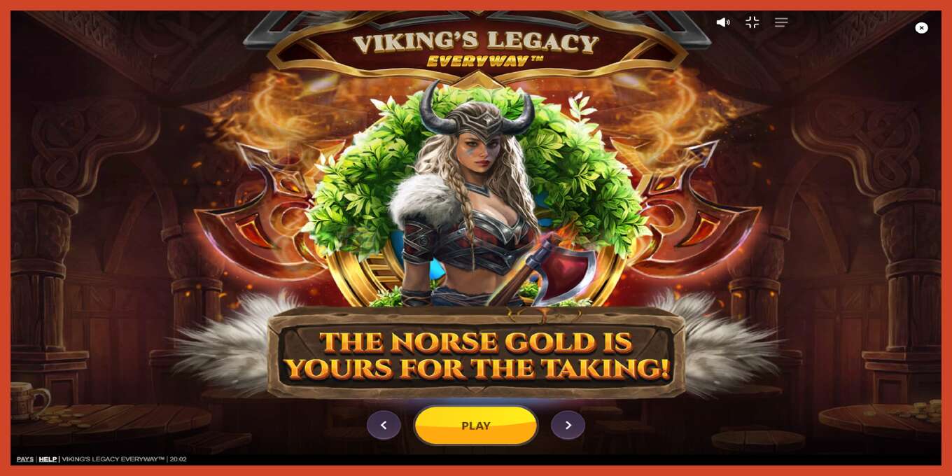 老虎机截图: Vikings Legacy Everyway 没有押金, 数字 - 1