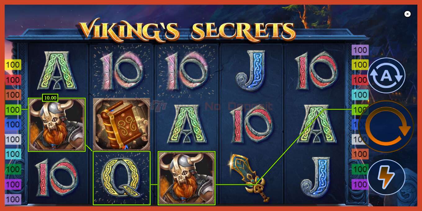 រូបថតអេក្រង់រន្ធ: Vikings Secrets គ្មានប្រាក់កក់, លេខ - 3