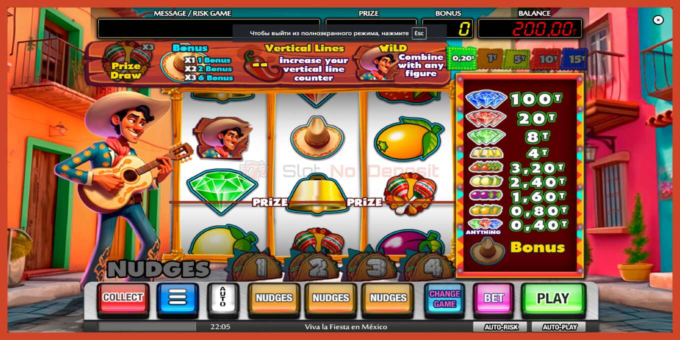 Slot skrinshoti: Viva la Fiesta en Mexico depozit yoq, raqam - 2