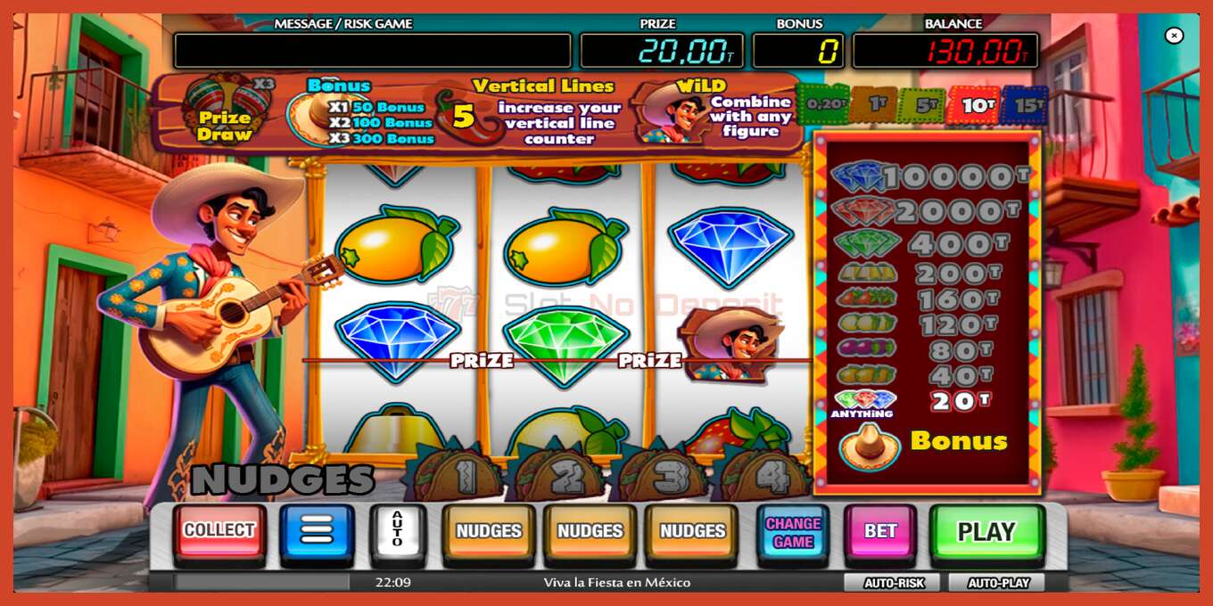 Slot skrinshoti: Viva la Fiesta en Mexico depozit yoq, raqam - 3