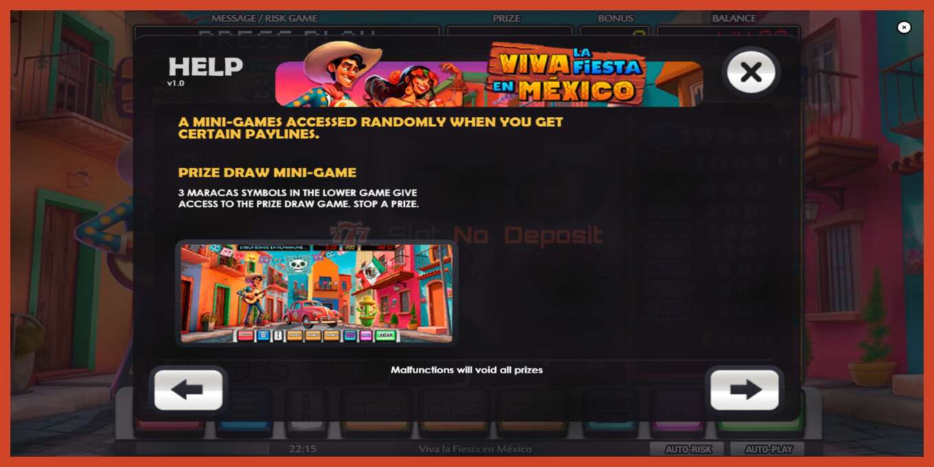 Slot skrinshoti: Viva la Fiesta en Mexico depozit yoq, raqam - 6