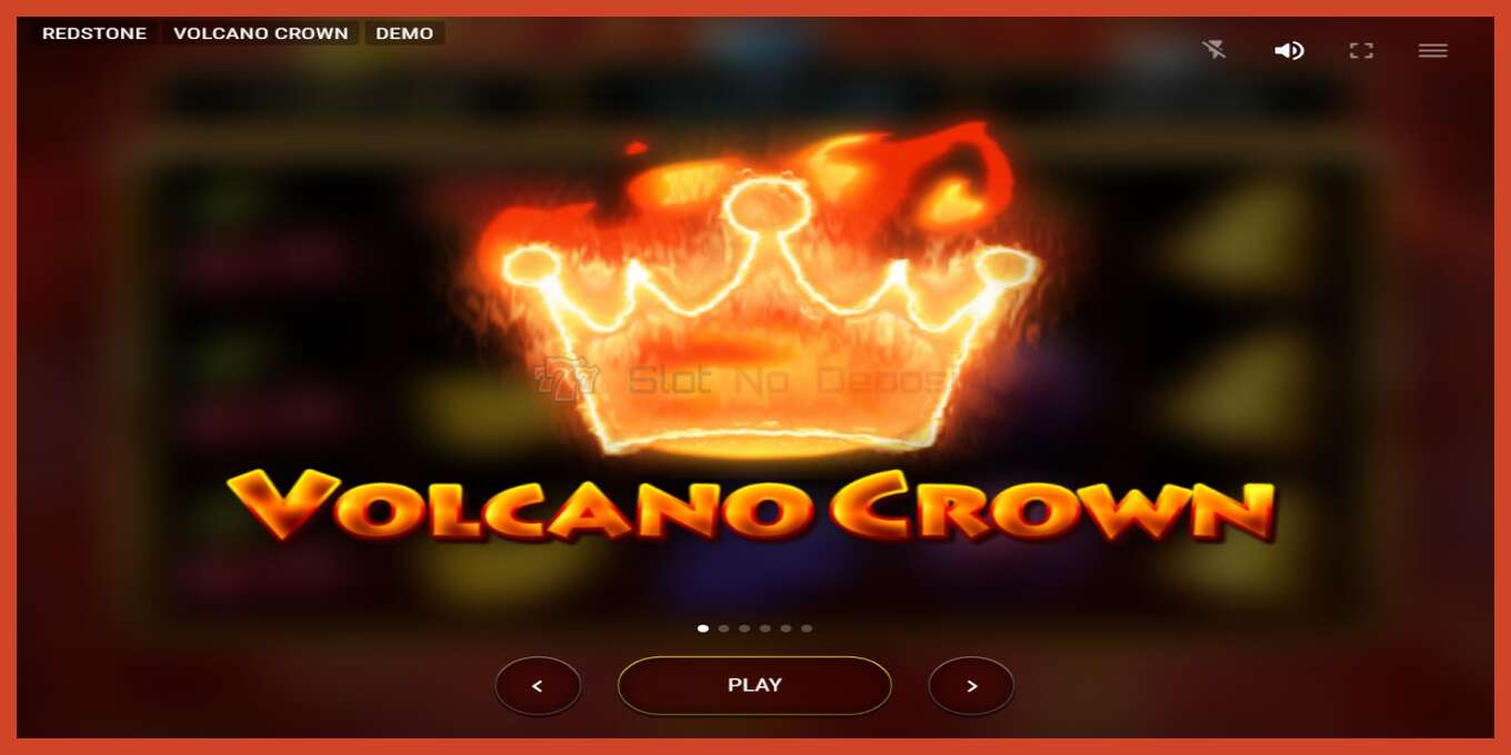 Captura de pantalla de la ranura: Volcano Crown sin deposito, número - 1