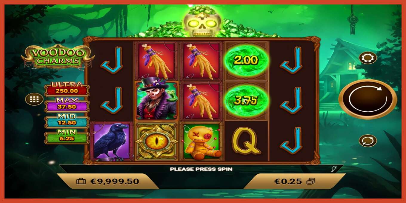 Slot තිර රුවක්: Voodoo Charms තැන්පතු නැත, අංකය - 2