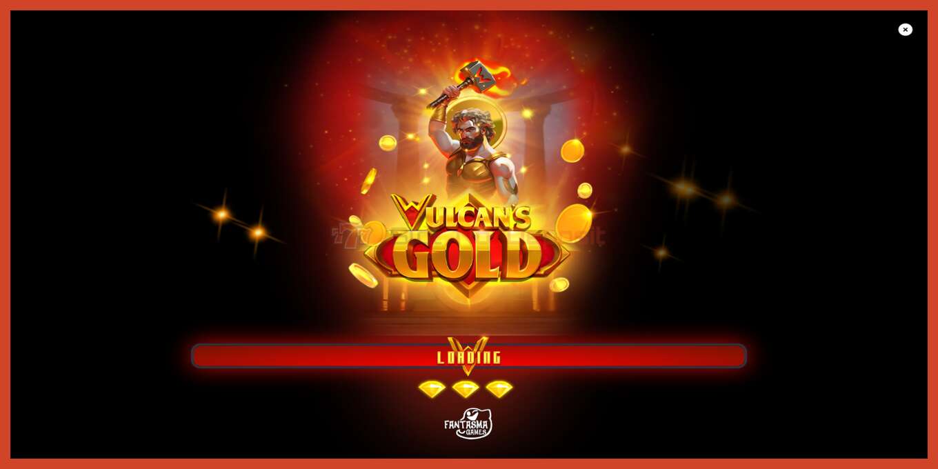 Slot screenshot: Vulcans Gold no deposit, number - 1