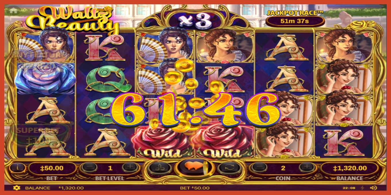 Slot screenshot: Waltz Beauty no deposit, number - 2