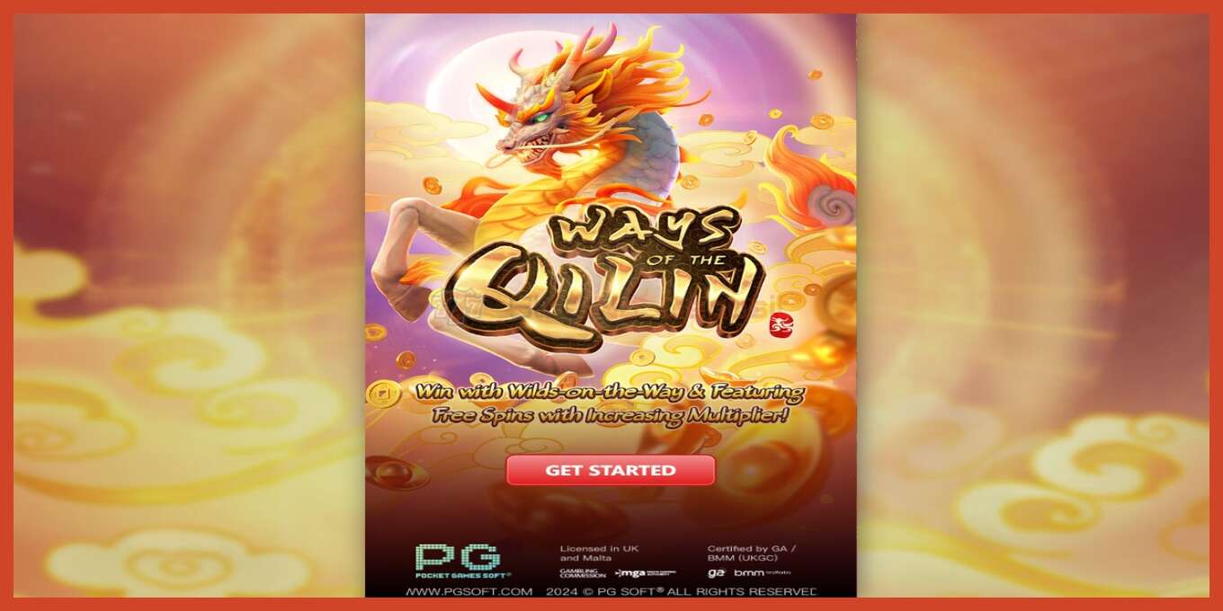 Slot screenshot: Ways of the Qilin no deposit, number - 1