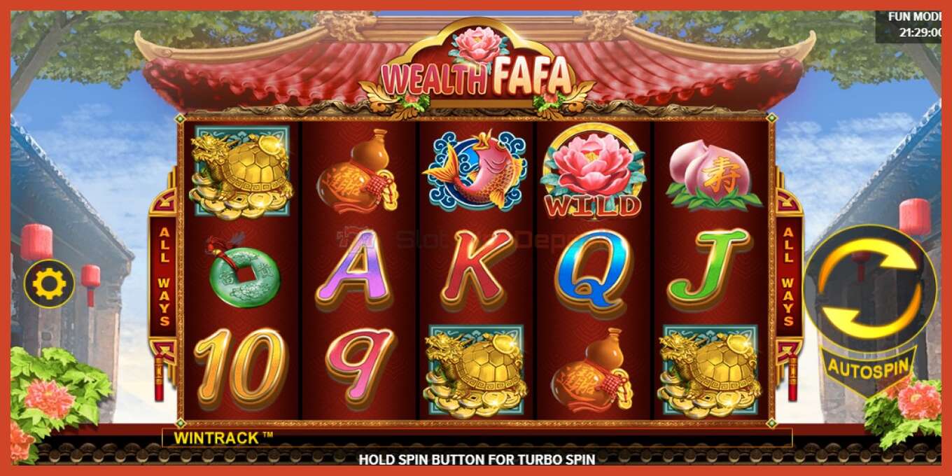 Schermafbeelding van slot: Wealth Fa Fa geen aanbetaling, nummer - 1