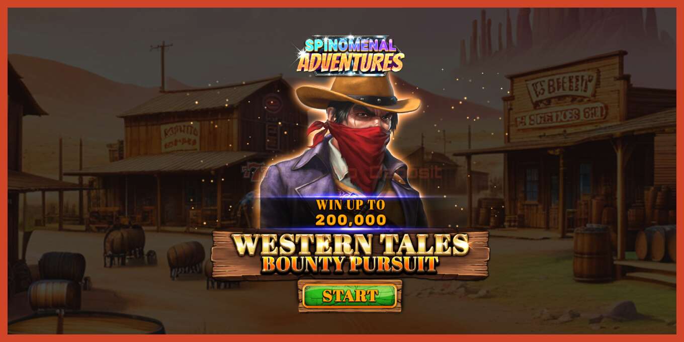 Slot screenshot: Western Tales - Bounty Pursuit no deposit, number - 1