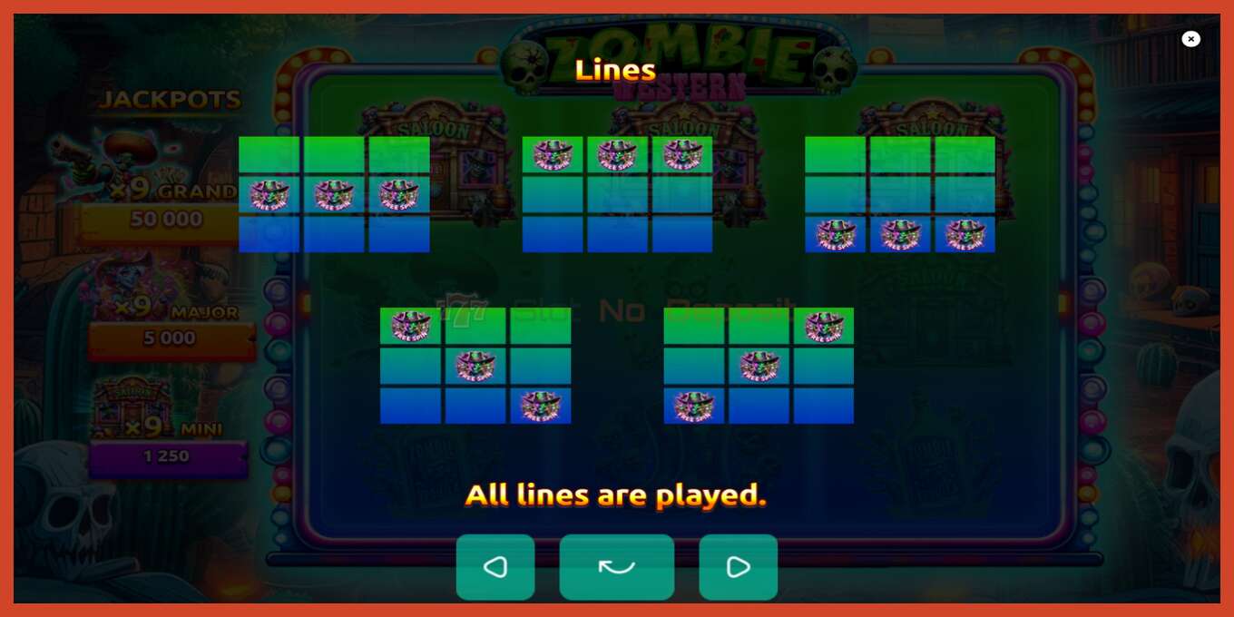 Schermafbeelding van slot: Western Zombie geen aanbetaling, nummer - 7