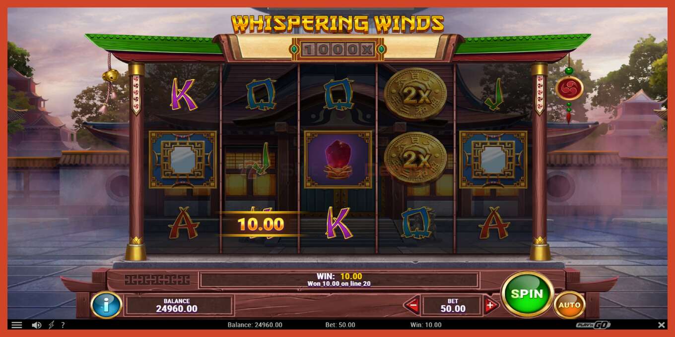 Schermafbeelding van slot: Whispering Winds geen aanbetaling, nummer - 3