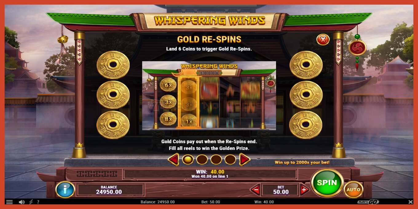 Schermafbeelding van slot: Whispering Winds geen aanbetaling, nummer - 5