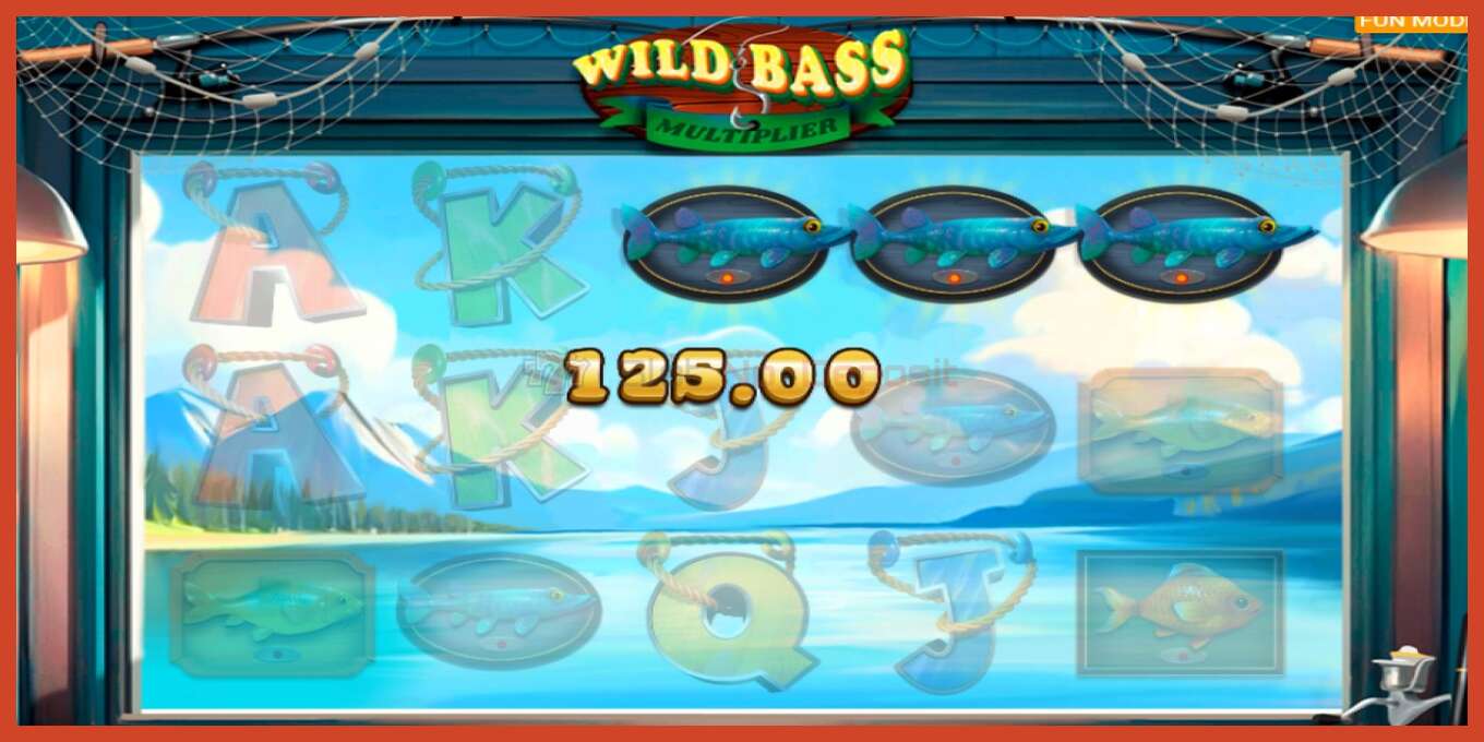 Slot screenshot: Wild Bass Multiplier no deposit, number - 3