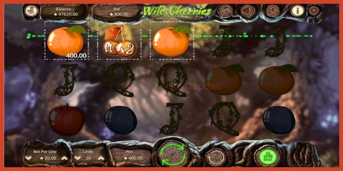 Slot screenshot: Wild Cherries no deposit, number - 4