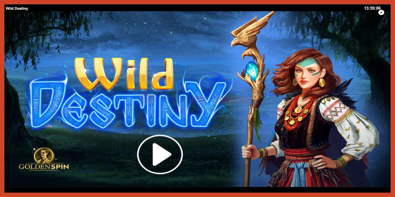 Slot screenshot: Wild Destiny no deposit, number - 1