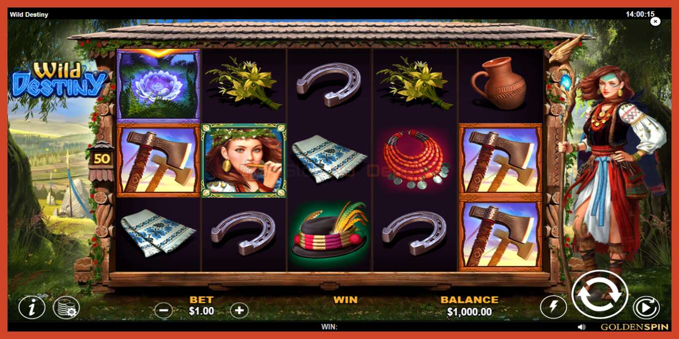 Slot screenshot: Wild Destiny no deposit, number - 2