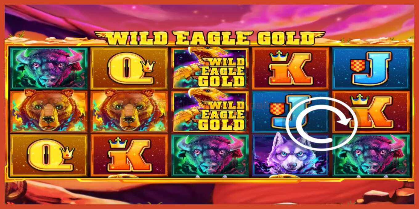 Captura de pantalla do slot: Wild Eagle Gold sen depósito, número - 1