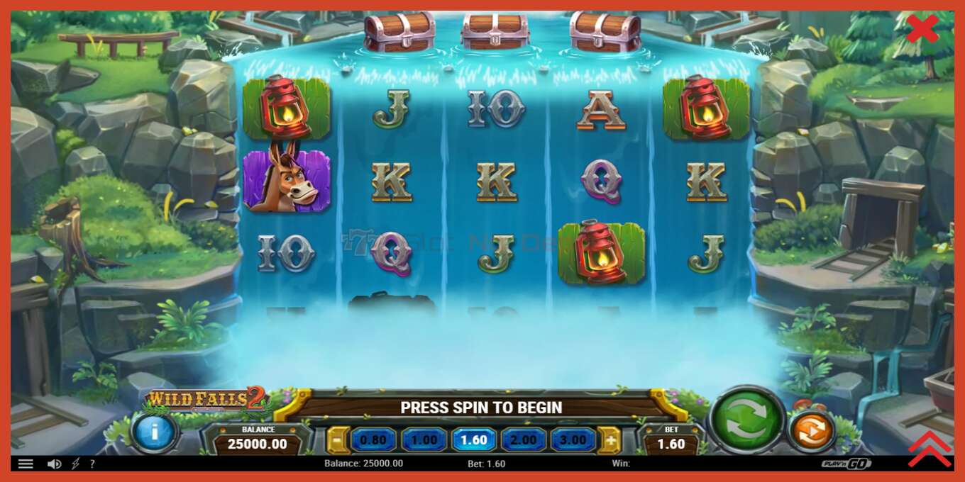 Slot screenshot: Wild Falls 2 no deposit, number - 2