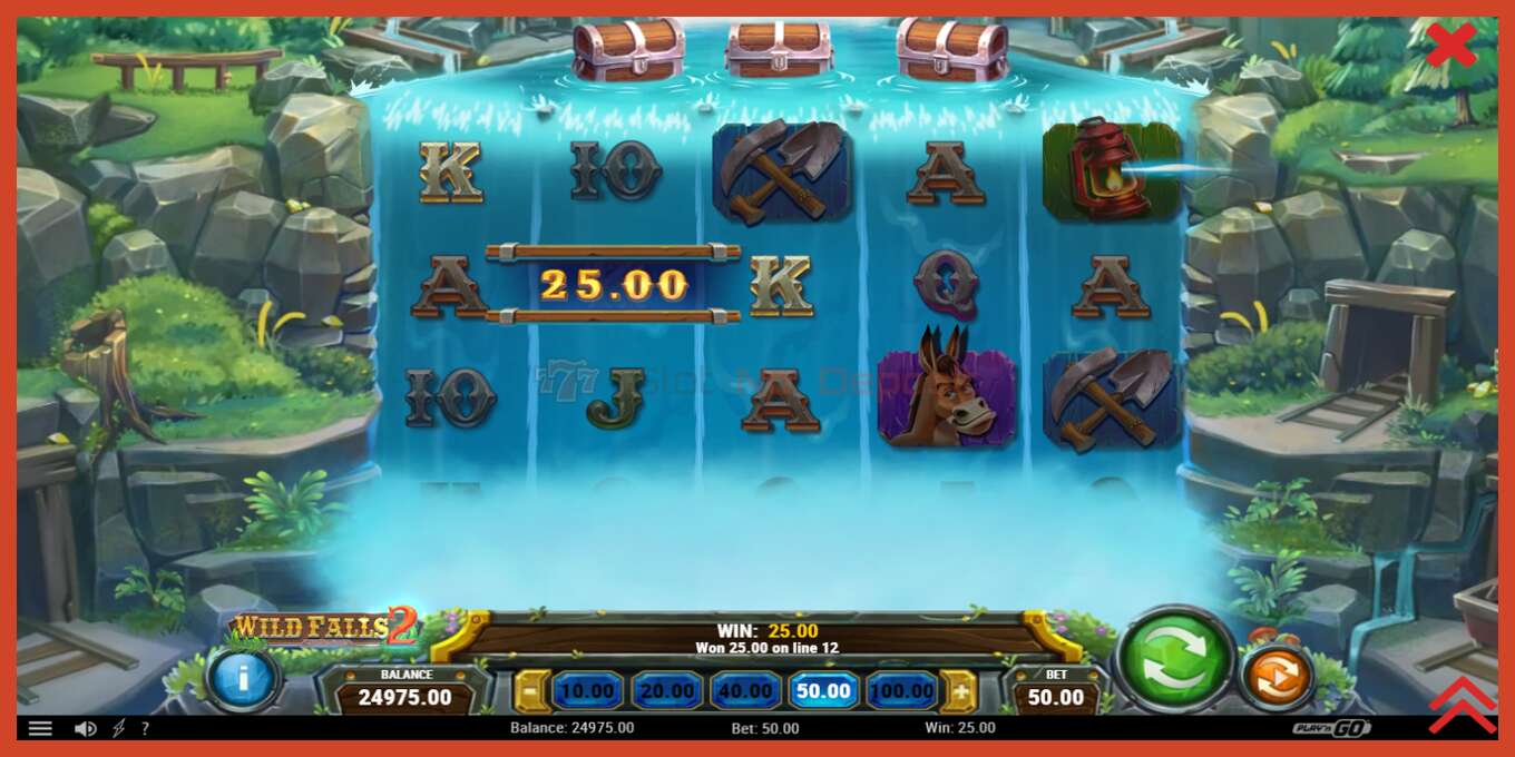 Slot screenshot: Wild Falls 2 no deposit, number - 3