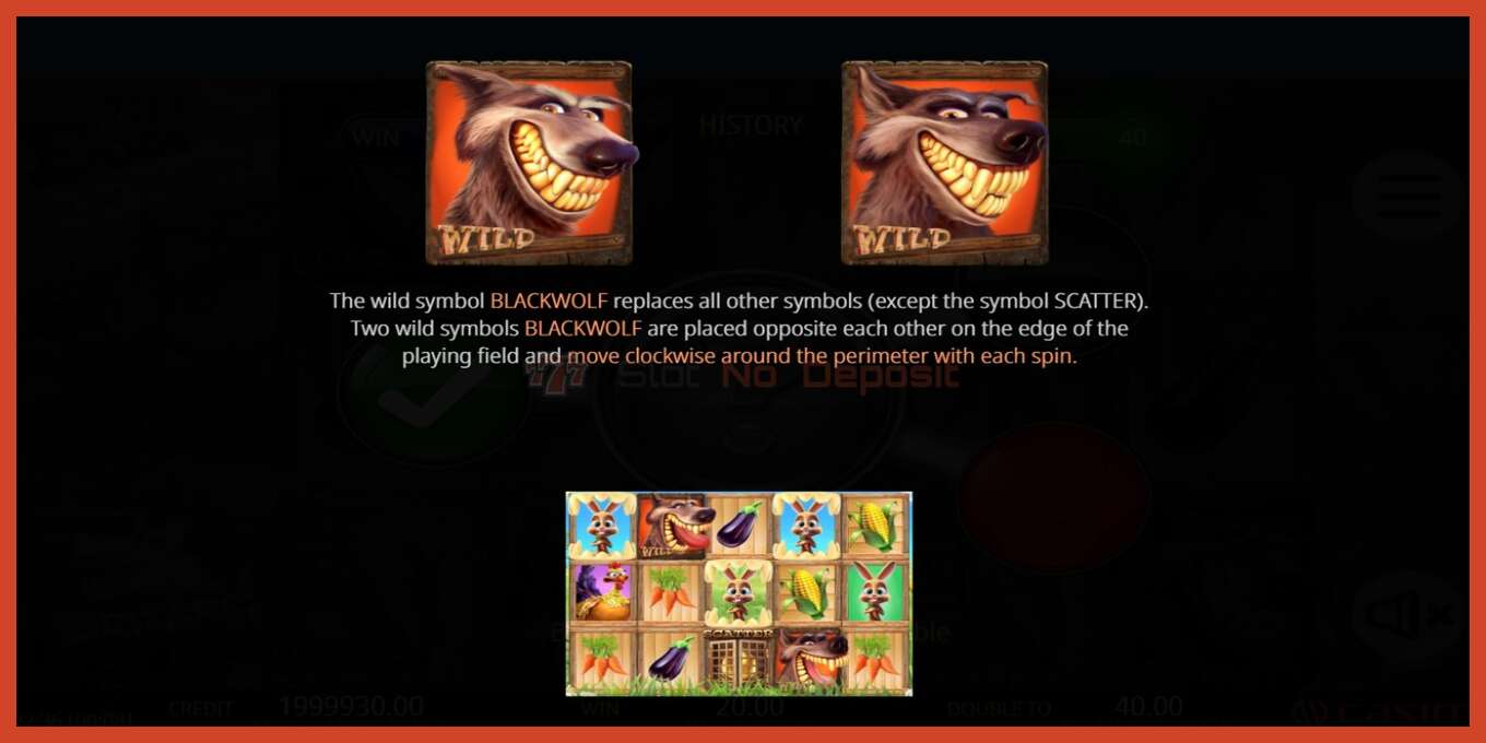 Slot screenshot: Wild Farm no deposit, number - 5