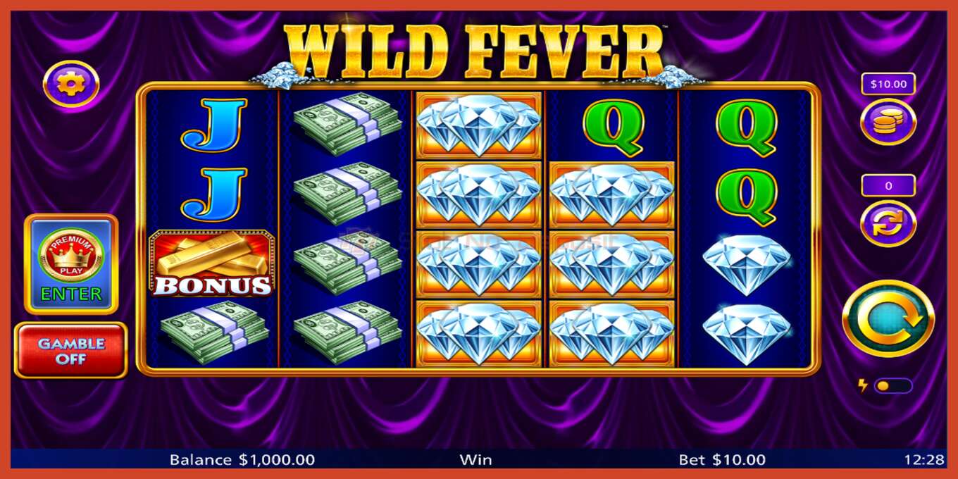 Slot screenshot: Wild Fever no deposit, number - 2