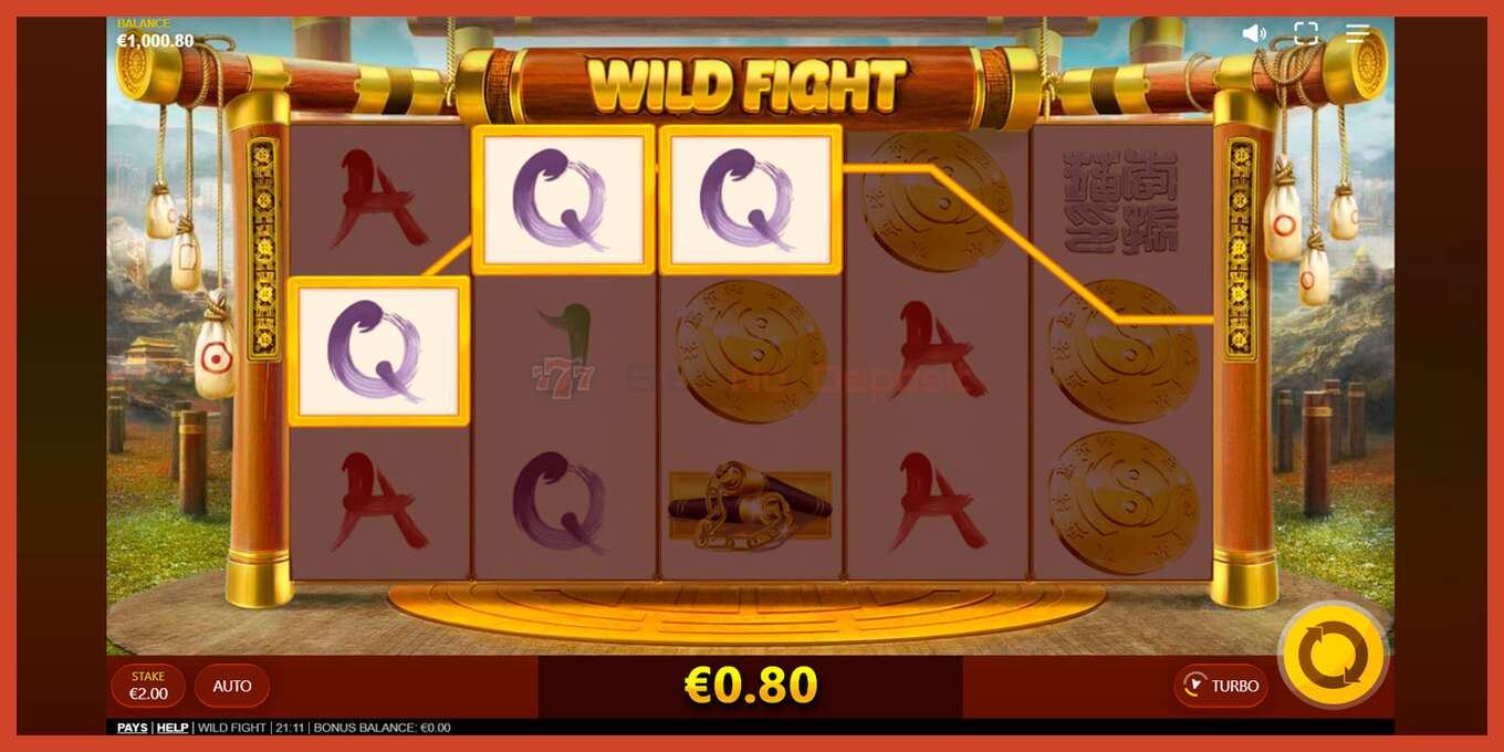 Slot screenshot: Wild Fight no deposit, number - 5