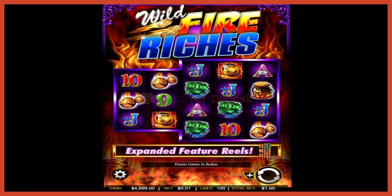 Slot screenshot: Wild Fire Riches no deposit, number - 1