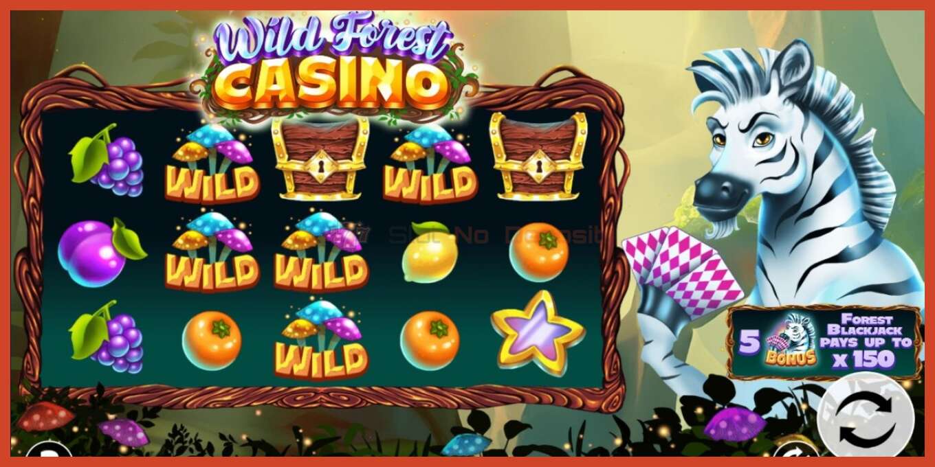 Slot screenshot: Wild Forest Casino no deposit, number - 1