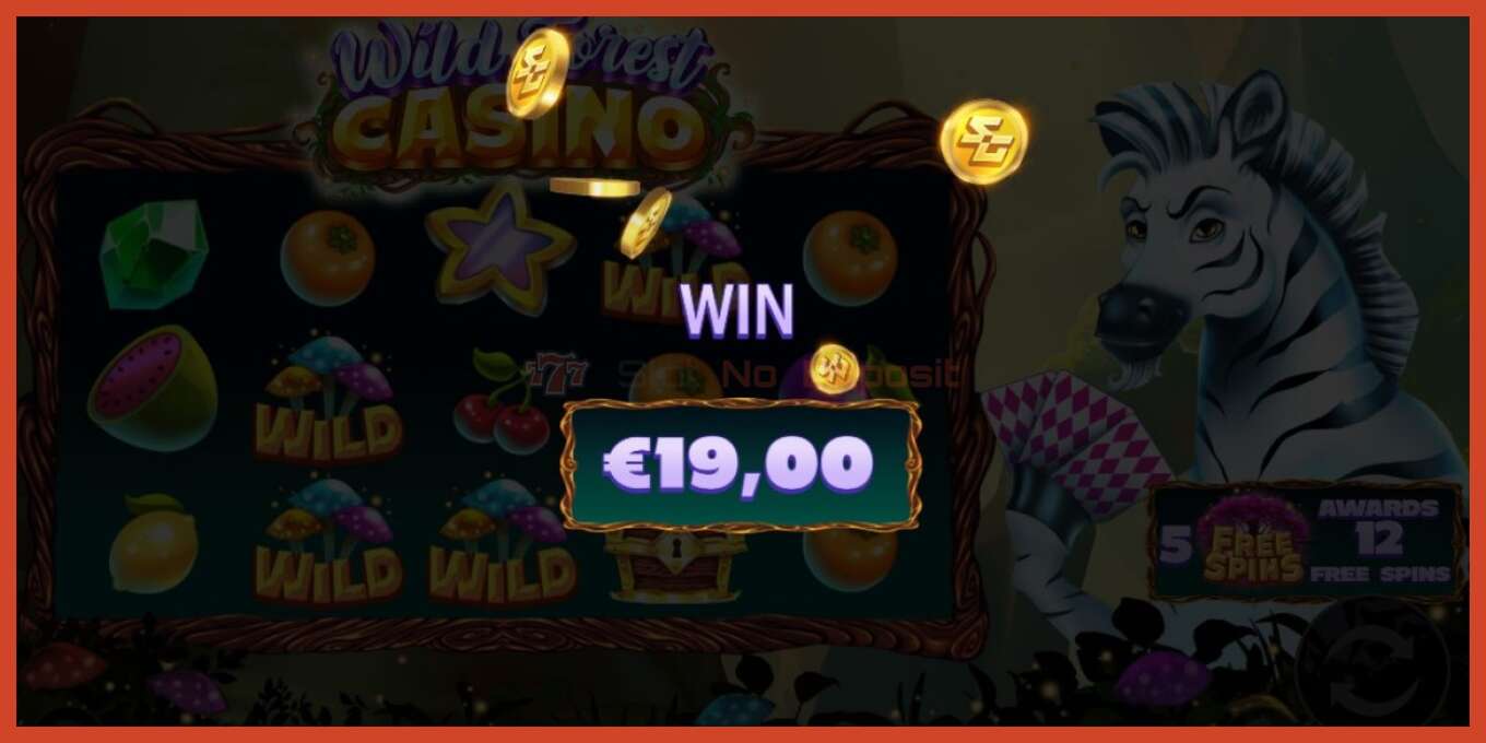 Slot screenshot: Wild Forest Casino no deposit, number - 3